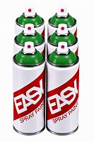 Аэрозольная краска EASY 520 мл набор 6 штук зеленая