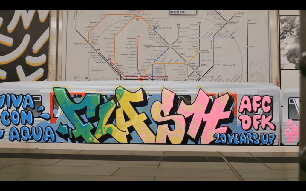 Смотреть видео 100 Mini Subways - 20 Years Underpressure-Hamburg в блоге Graffitimarket.ru