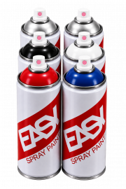 Аэрозольная краска EASY 520 мл набор 6 штук Патриот