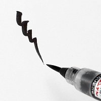 Кисть Pentel с пигментными чернилами Brush Pen тонкая XFP5F