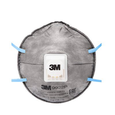 Респиратор противопыльный с клапаном 3M 9922P (FFP2)