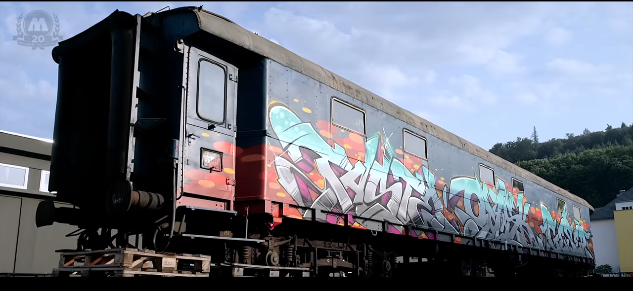 Смотрите видео MOLOTOW Train - TASTE, OMSK167 & GESER в блоге Graffitimarket.ru