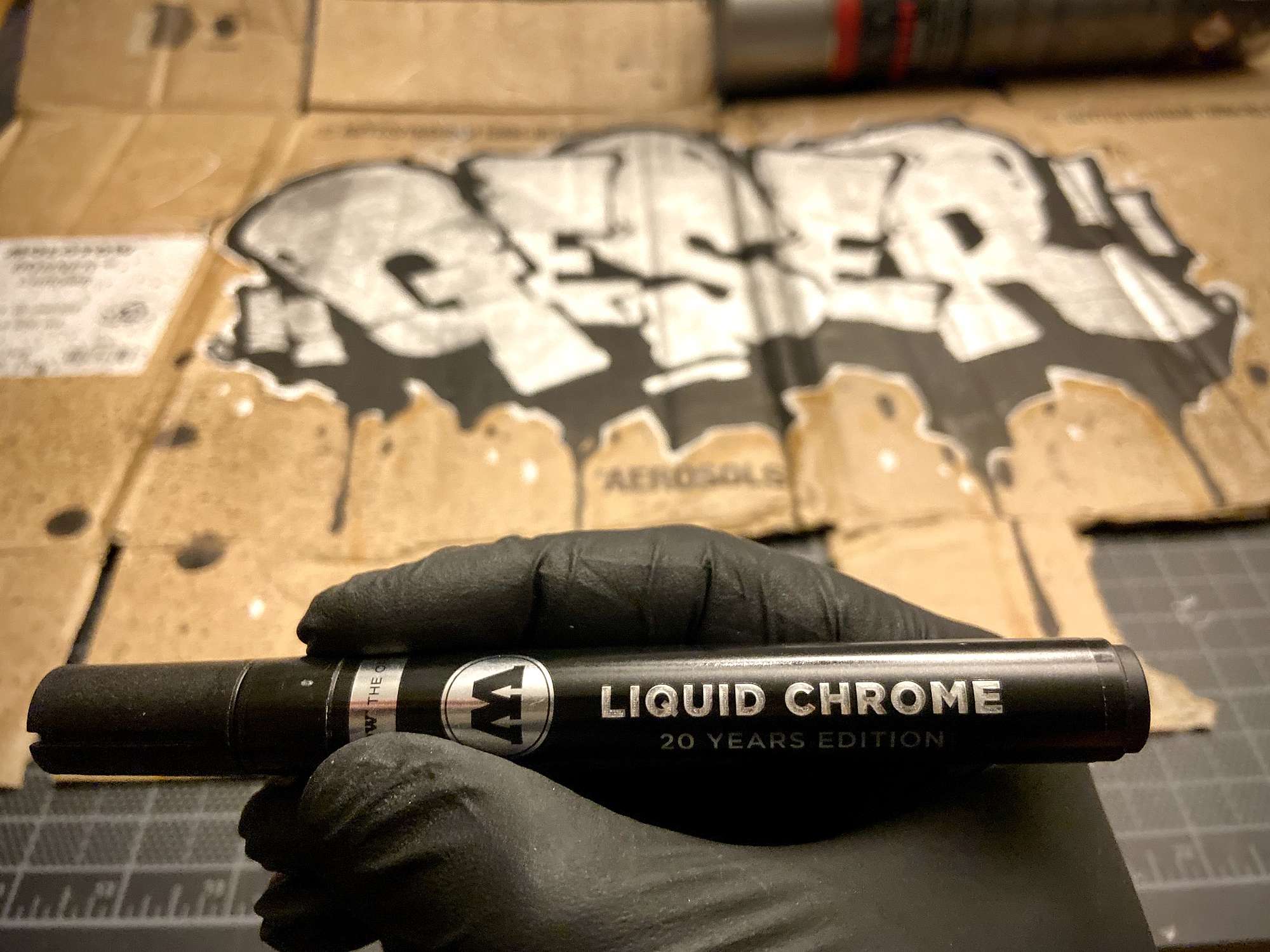 Geser x Molotow Liquid Chrome - Пустая коробка