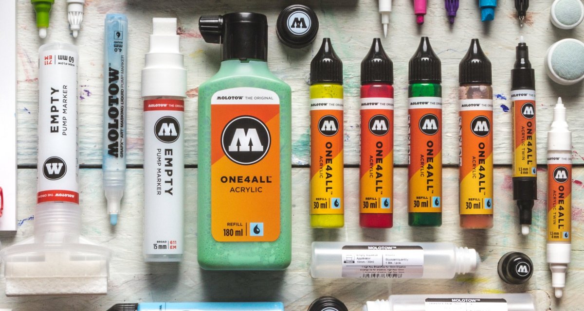 Большое пополнение товаров Molotow на Graffitmarket.ru