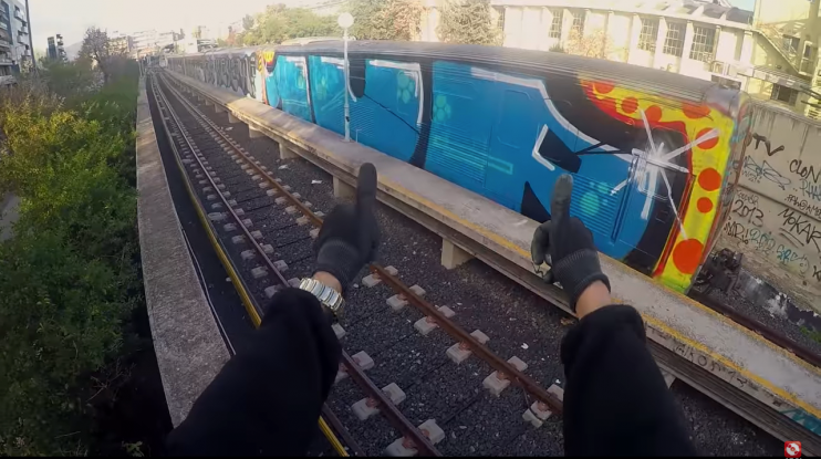 1UP — Graffiti Olympics Training in Athens