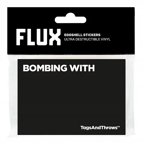 Набор наклеек Flux Bombing With Eggshell черный 50 шт