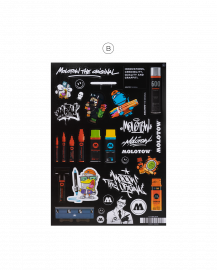 Наклейки Molotow Set B