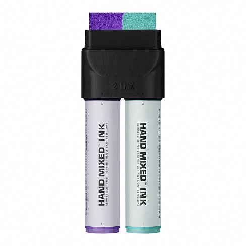 Маркер HandMixed 2 INK заправленный с краской Mermaid