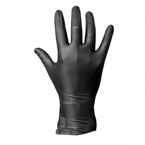 Перчатки резиновые Molotow черные (пара)