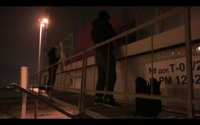 KOYIL x WECK - Night graffiti bombing on billboards