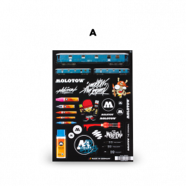 Наклейки Molotow Set A