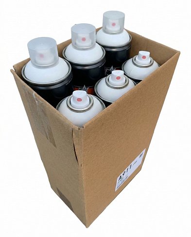 Набор аэрозольной краски Arton 1000мл A901 Белый 6 штук