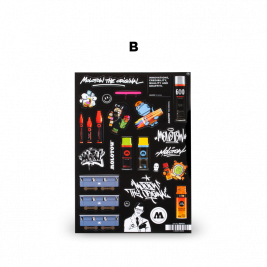 Наклейки Molotow Set B