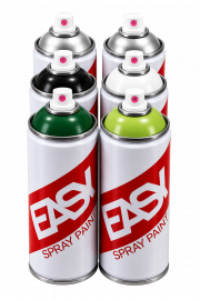 Аэрозольная краска EASY 520 мл набор 6 штук Лесной