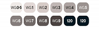 Набор маркеров Touch Twin Теплые серые цвета 12 штук 