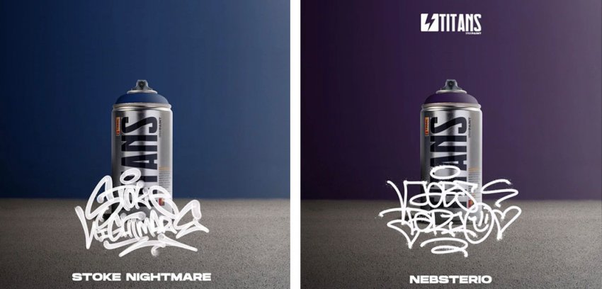 Аэрозольная краска TITANS