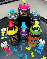 Кэп насадка Night Quill Hydra V2 голубой для баллонов Booster UW MADM