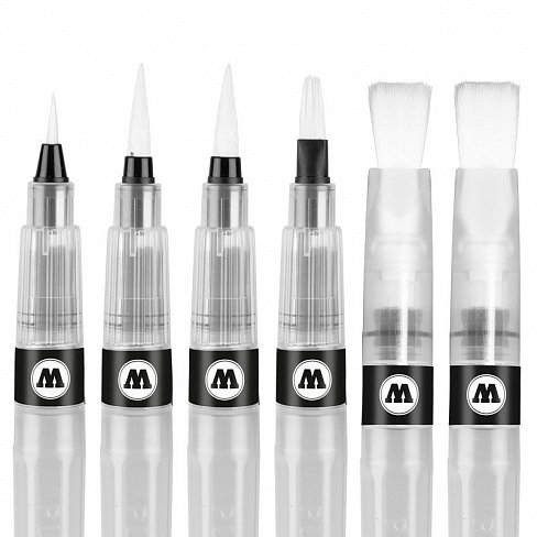 Набор пустых маркеров Molotow AQUA Squeeze Pen Basic-Set 2
