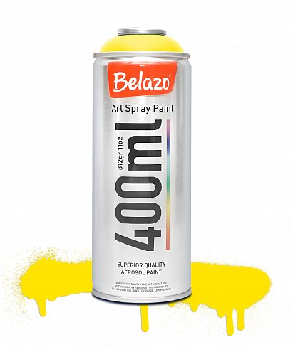 Аэрозольная краска Belazo Art Spray Fluorescent Флуоресцентная 400 мл