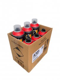 Набор аэрозольной краски Arton 520 мл A305 Красный 6 штук