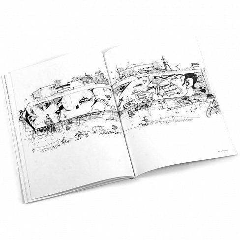 Книга Graffiti Coloring Book