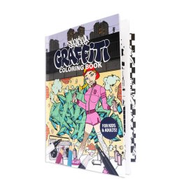 Раскраска граффити Sketchy Graffiti Coloring Book