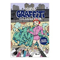 Раскраска граффити Sketchy Graffiti Coloring Book