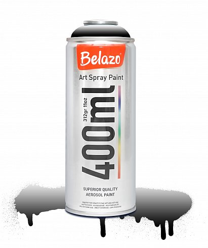 Аэрозольная краска Belazo Art Spray Transparent полупрозрачная 400мл