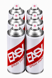 Набор аэрозольной краски EASY 520 мл Хром 6 штук