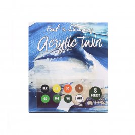 Набор акриловых маркеров Fat&Skinny Acrylic Twin Forest 8 штук