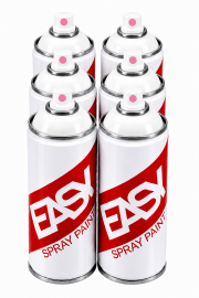 Набор аэрозольной краски EASY 520 мл Белый 6 штук