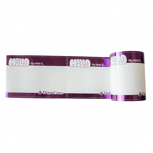 Наклейка Dope Metallic Hello Фиолетовая