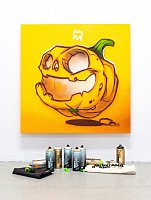 Краска фосфоресцентная Montana NightGlow Orange 400 мл
