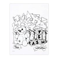 Книга - раскраска Graffiti Coloring Book #3