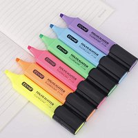 Набор текстовыделителей Zeyar флуоресцентные цвета 6 штук