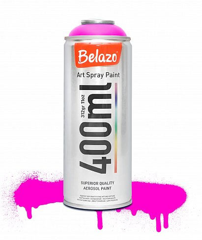 Аэрозольная краска Belazo Art Spray Fluorescent Флуоресцентная 400 мл