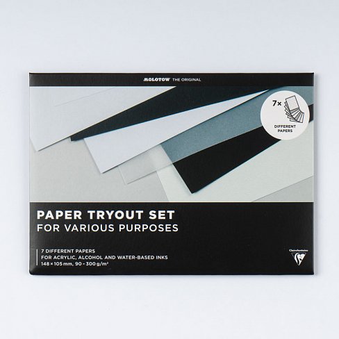 Набор бумаги Molotow Paper Tryout Set A6