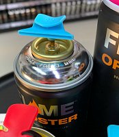 Кэп насадка Night Quill Hydra V2 голубой для баллонов Booster UW MADM