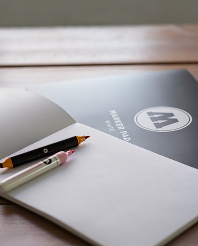 Скетчбук Molotow Marker Pad White А4 50 листов