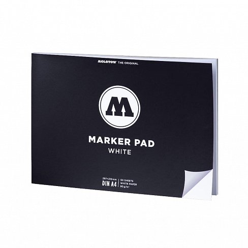 Скетчбук Molotow Marker Pad White А4 50 листов